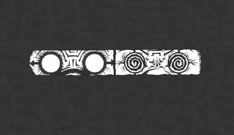 abstract tribal pattern design