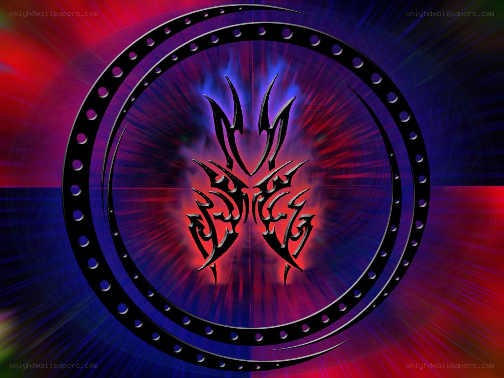 abstract tribal symbol design