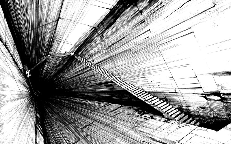 abstract tunnel illustration