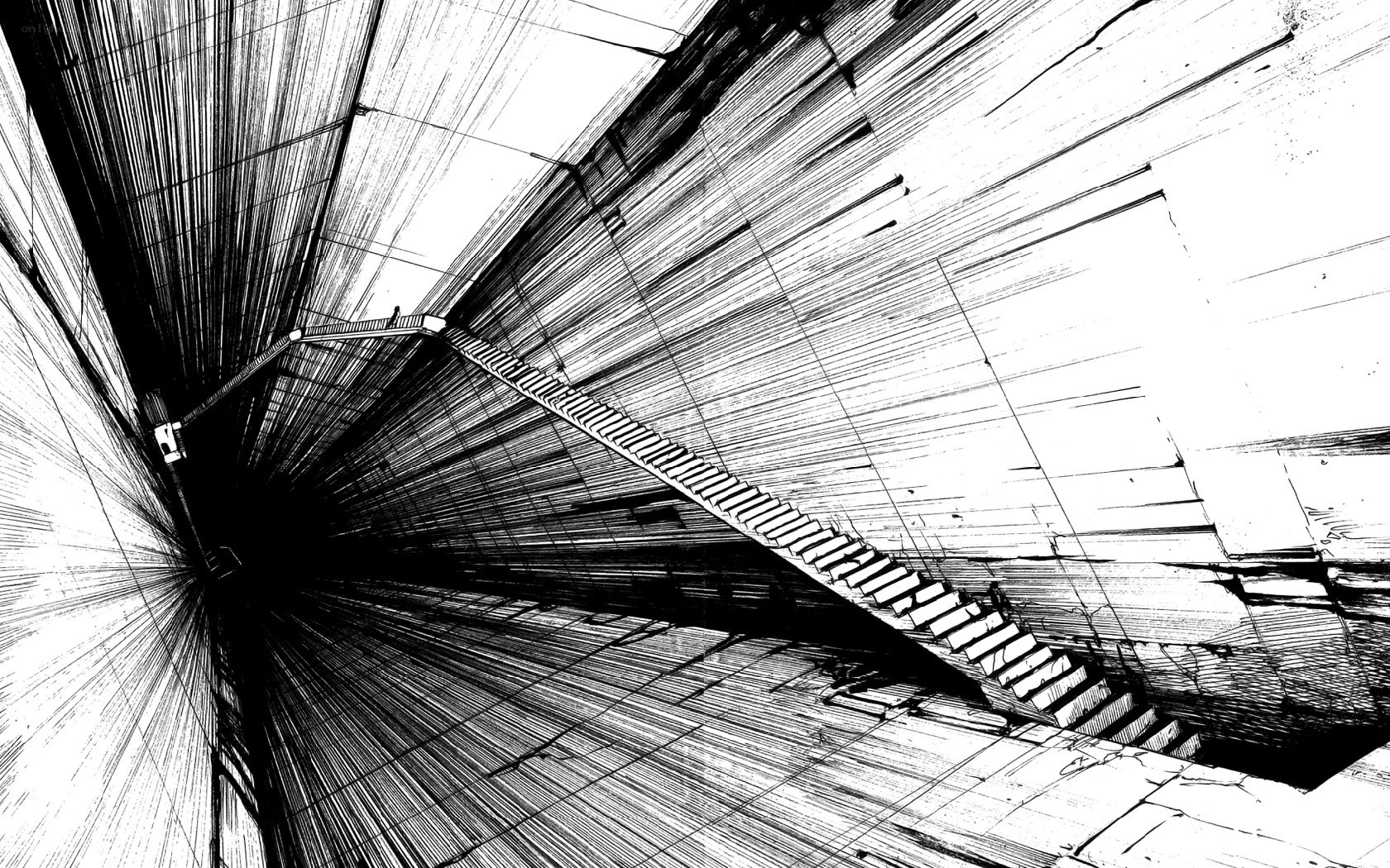 abstract tunnel illustration
