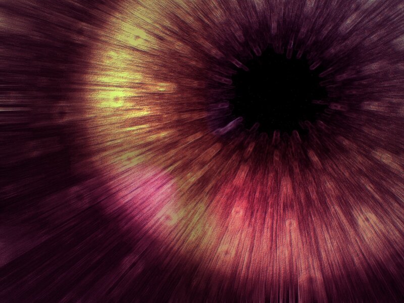 abstract tunnel of light