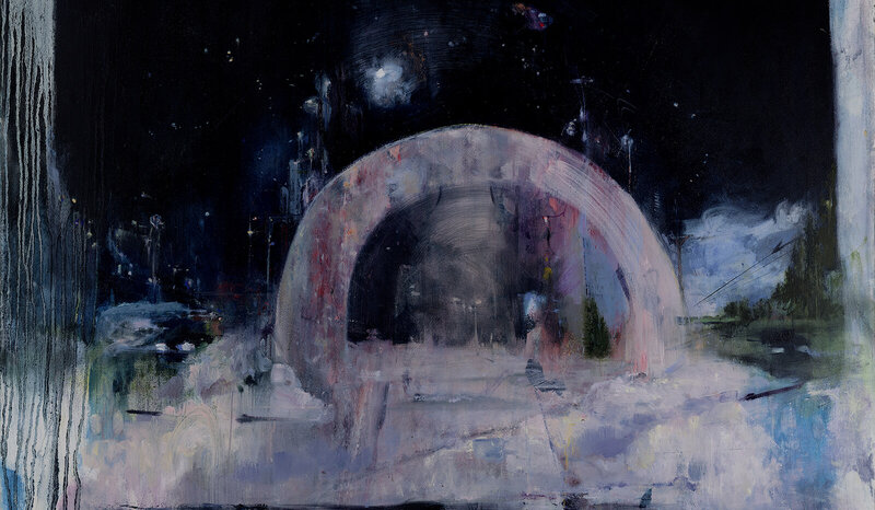 Abstract Tunnel Painting