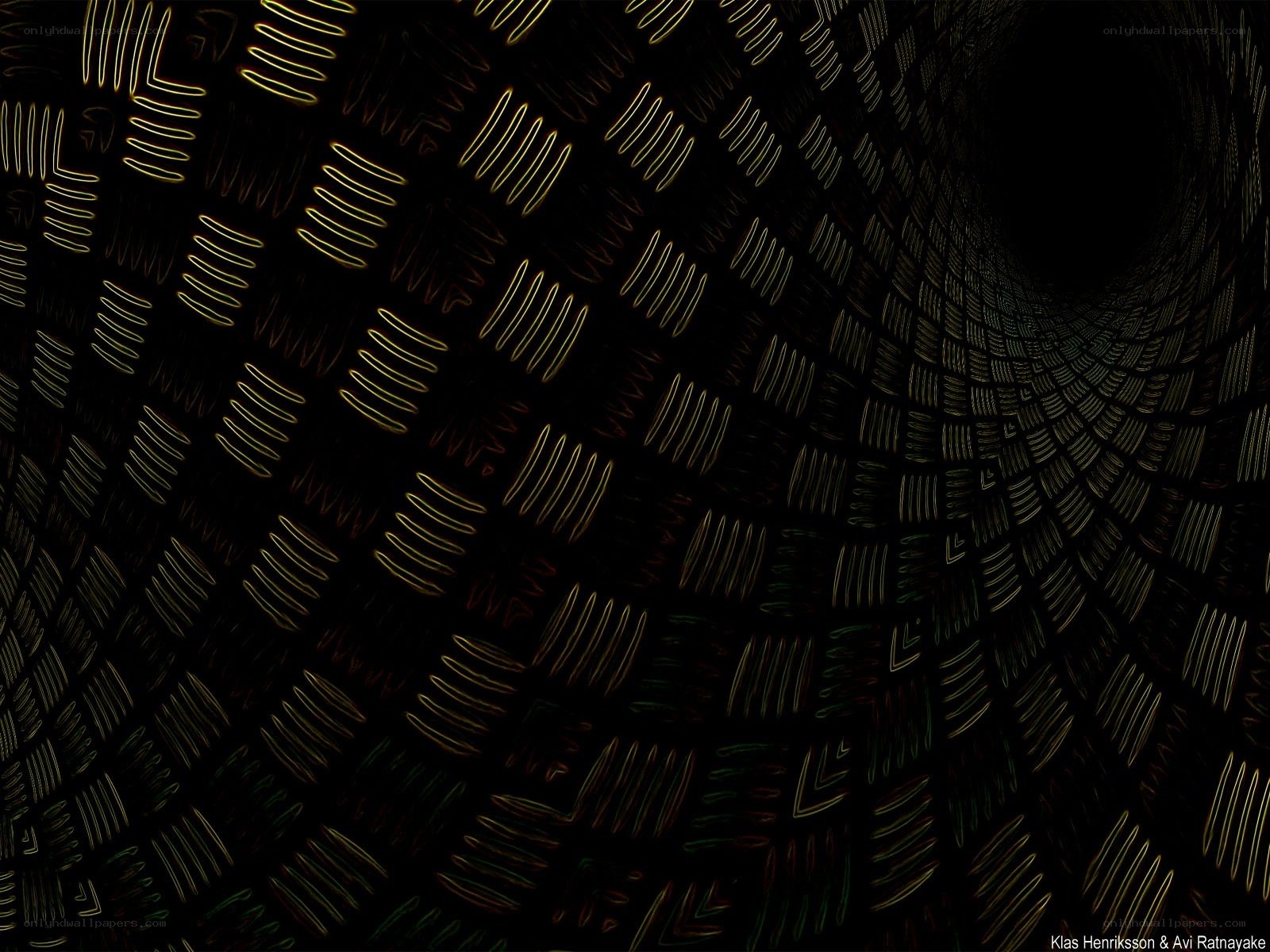 Abstract tunnel pattern