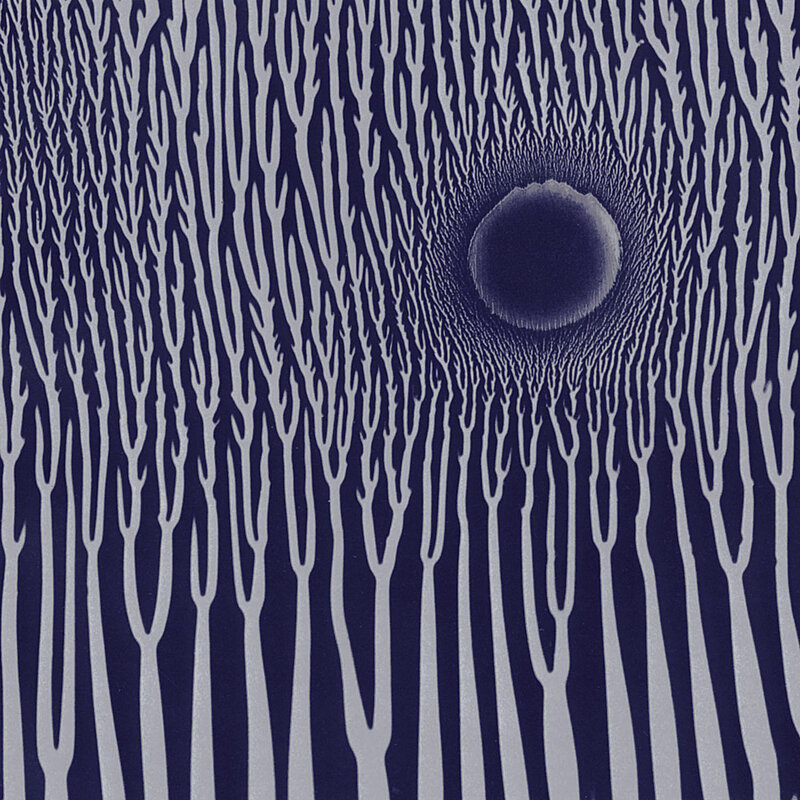 Abstract Tunnel Pattern — Blue, Hypnotic, Lines