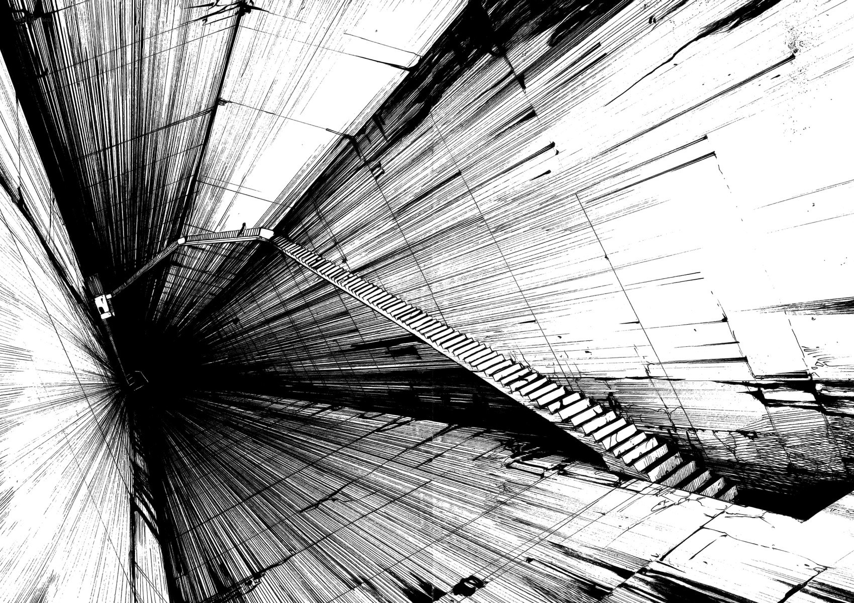 abstract tunnel perspective