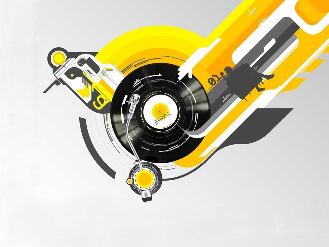 abstract turntable design