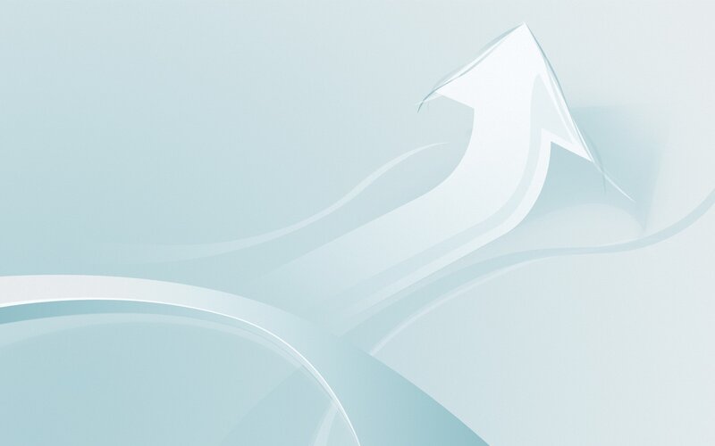 abstract upward arrow design