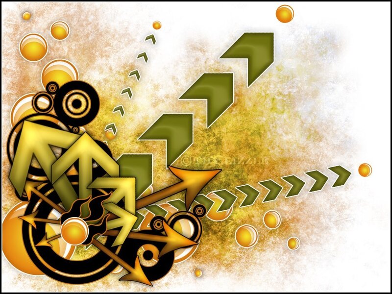 Abstract upward growth design