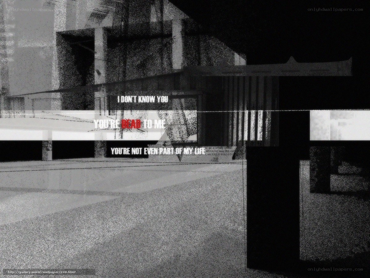 abstract urban text overlay