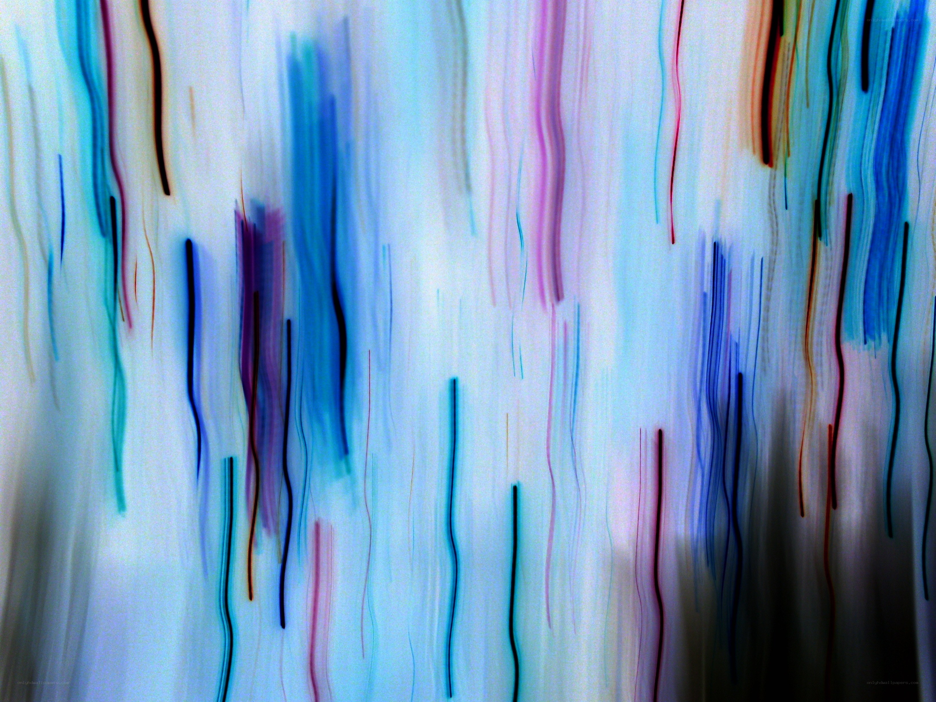 Abstract vertical color streaks