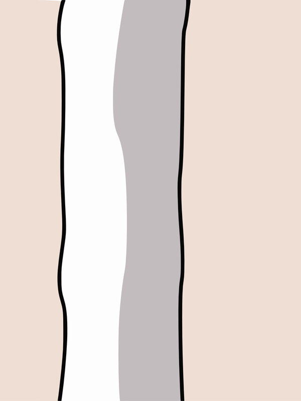 Abstract Vertical Stripes — Beige