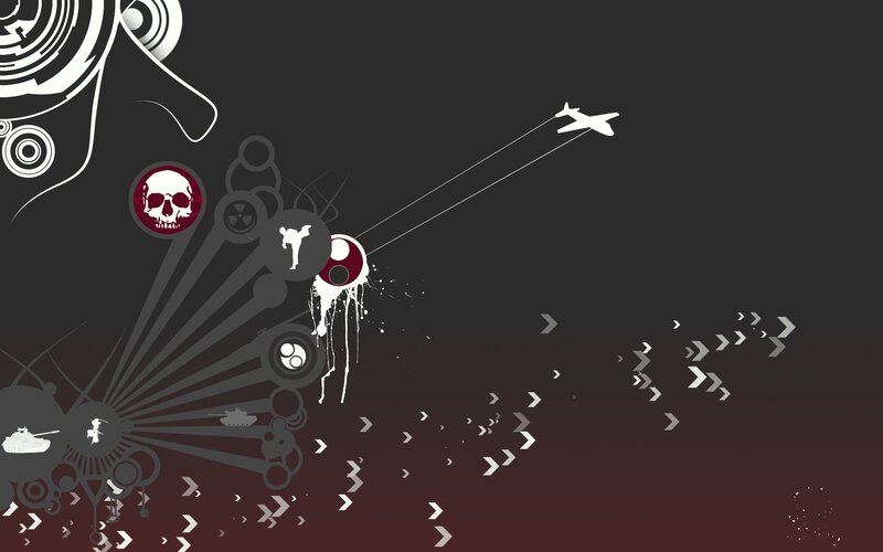 abstract warfare collage