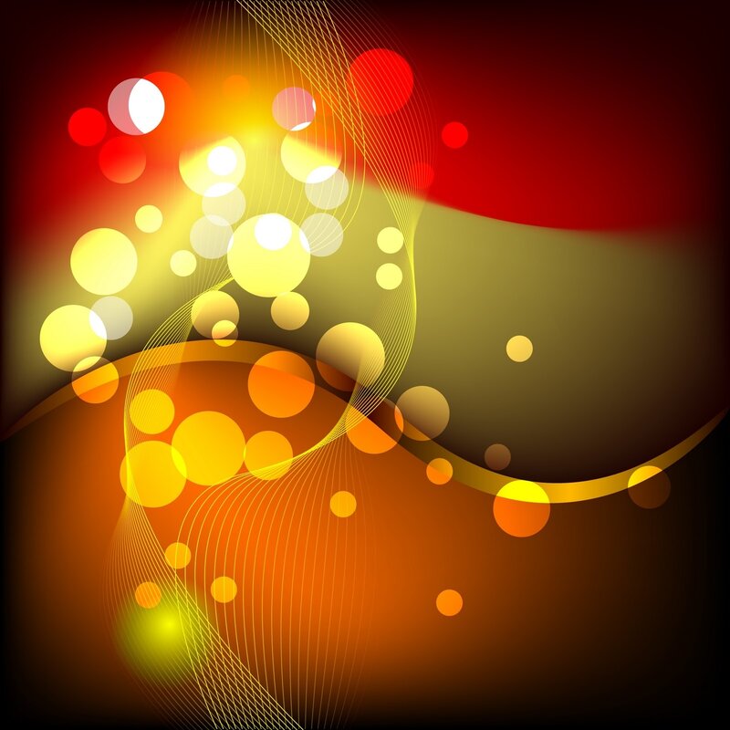 Abstract warm light design