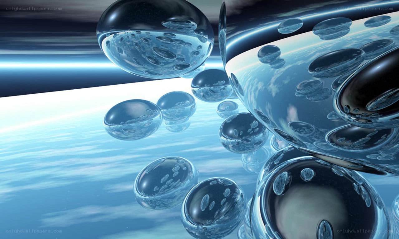 abstract water bubbles