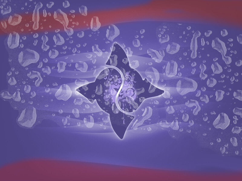 abstract water droplet design