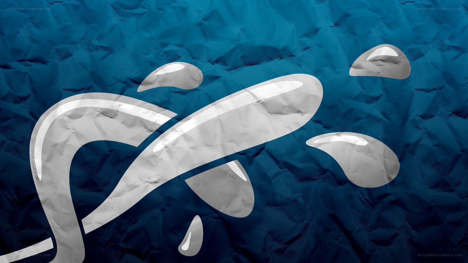 abstract water droplet design