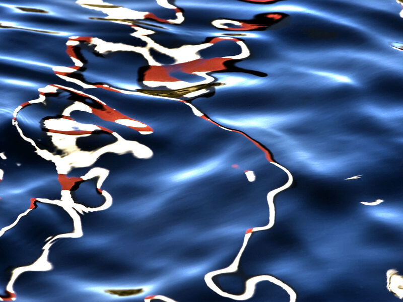 Abstract water reflection