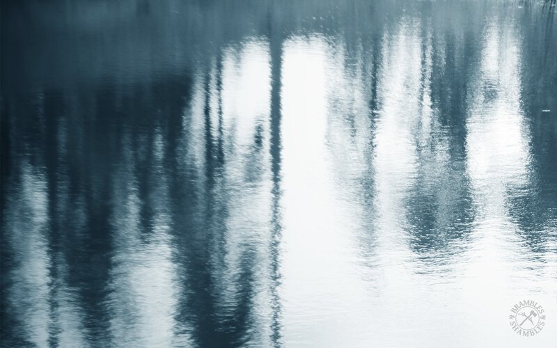 Abstract water reflections