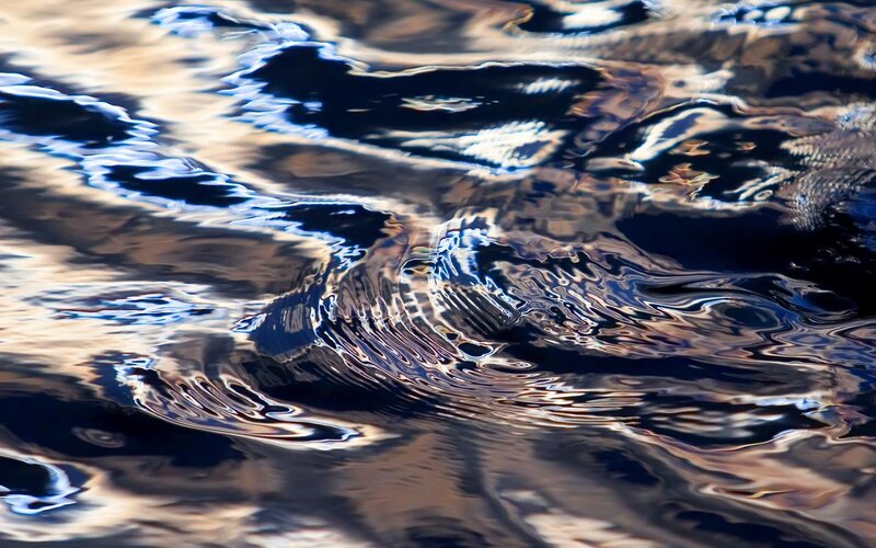 Abstract water ripples