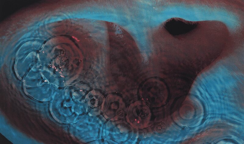 Abstract Water Ripples — Blue
