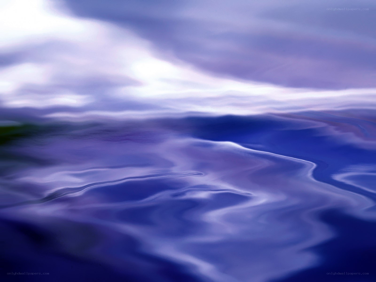 Abstract water surface with purple hues
