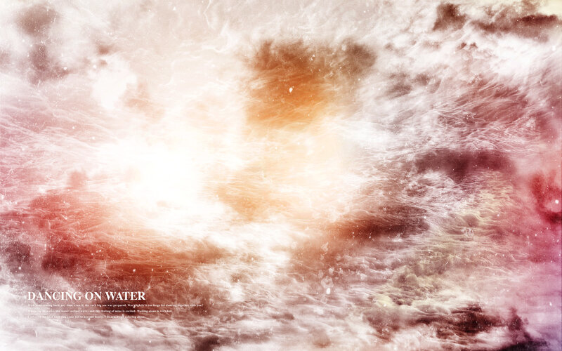 Abstract Water Texture — White