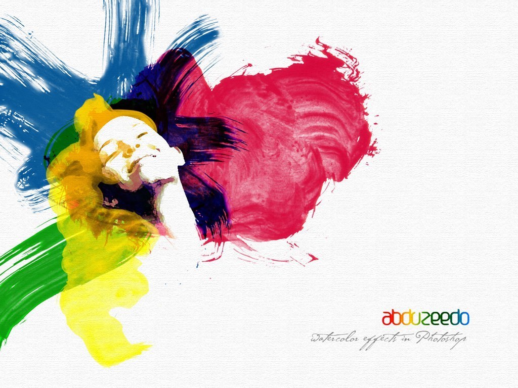 abstract watercolor art
