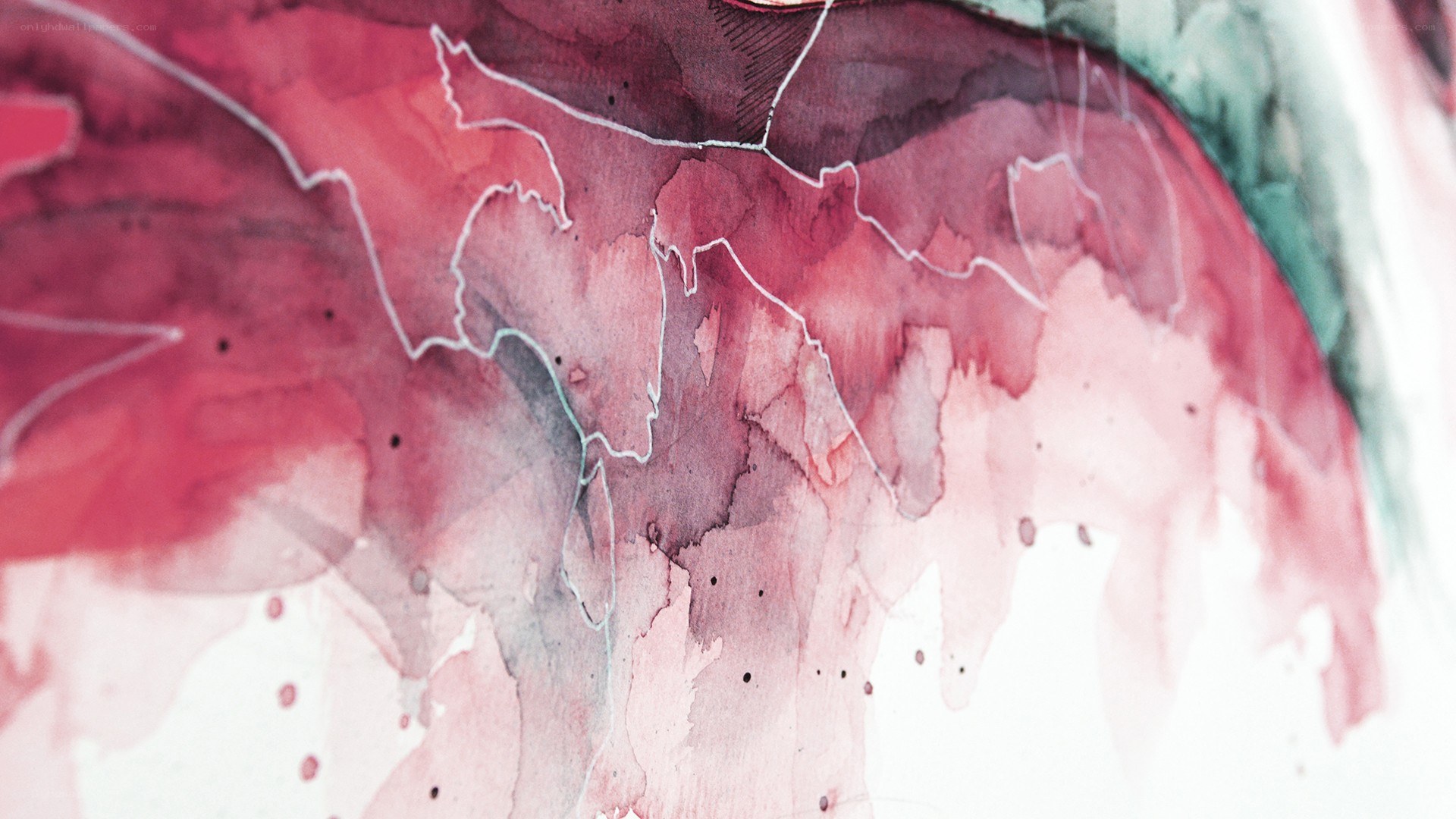 abstract watercolor artwork