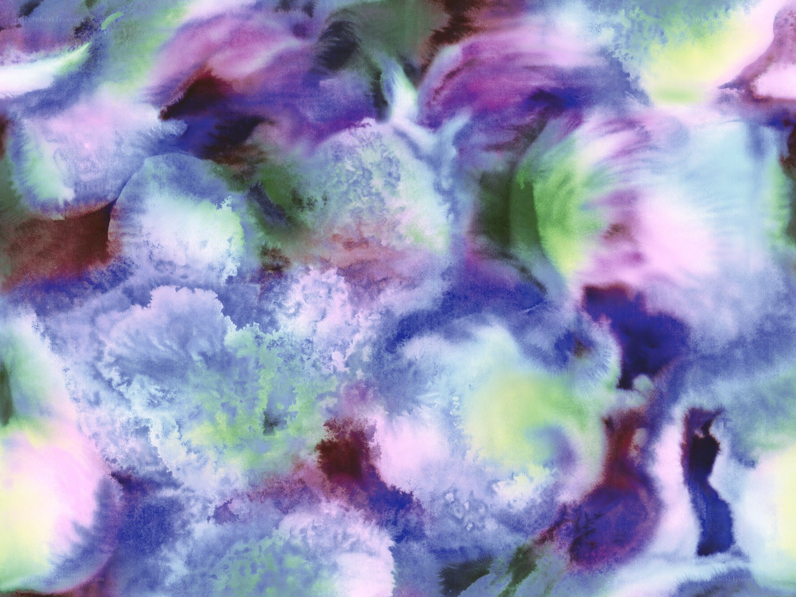 Abstract watercolor blend