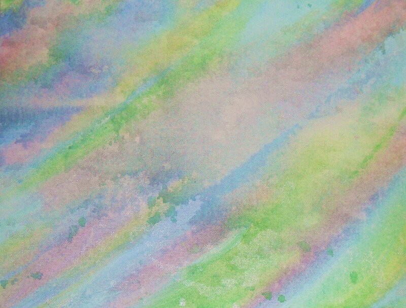 Abstract Watercolor Painting — Green