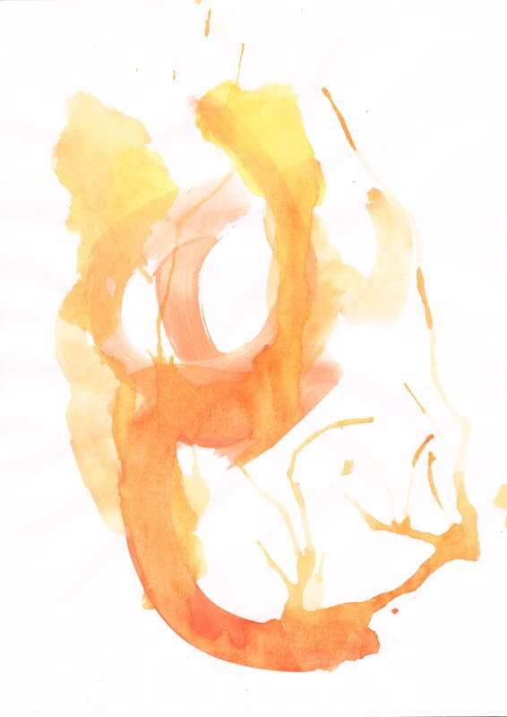 Abstract Watercolor Shape