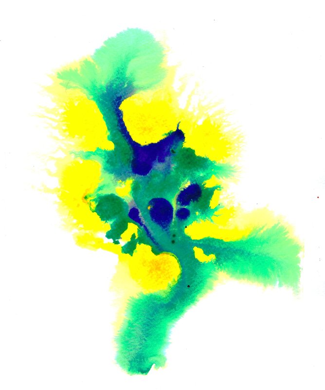 Abstract watercolor splash