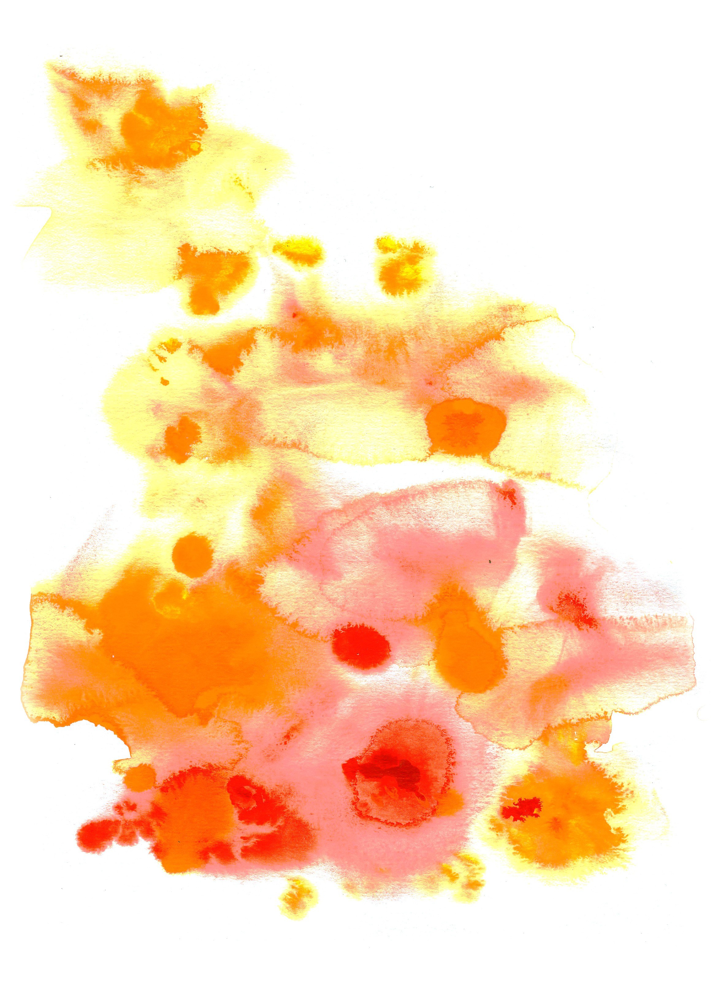 abstract watercolor splash