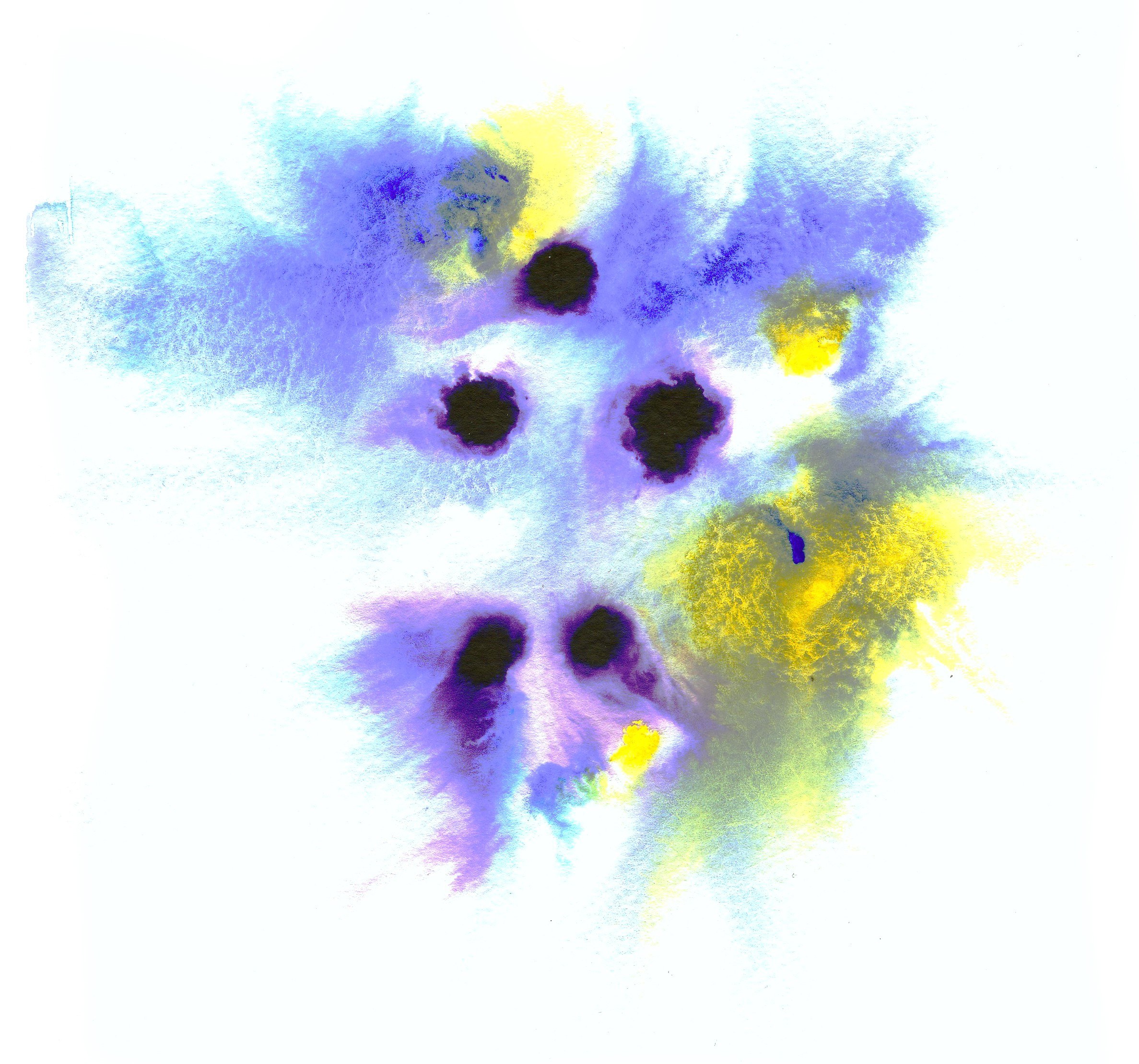abstract watercolor splatter
