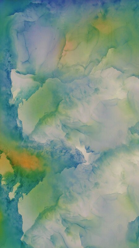 Abstract Watercolor Texture — Green