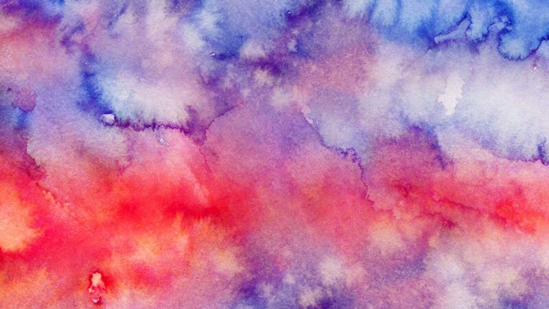 Abstract Watercolor Texture — Red