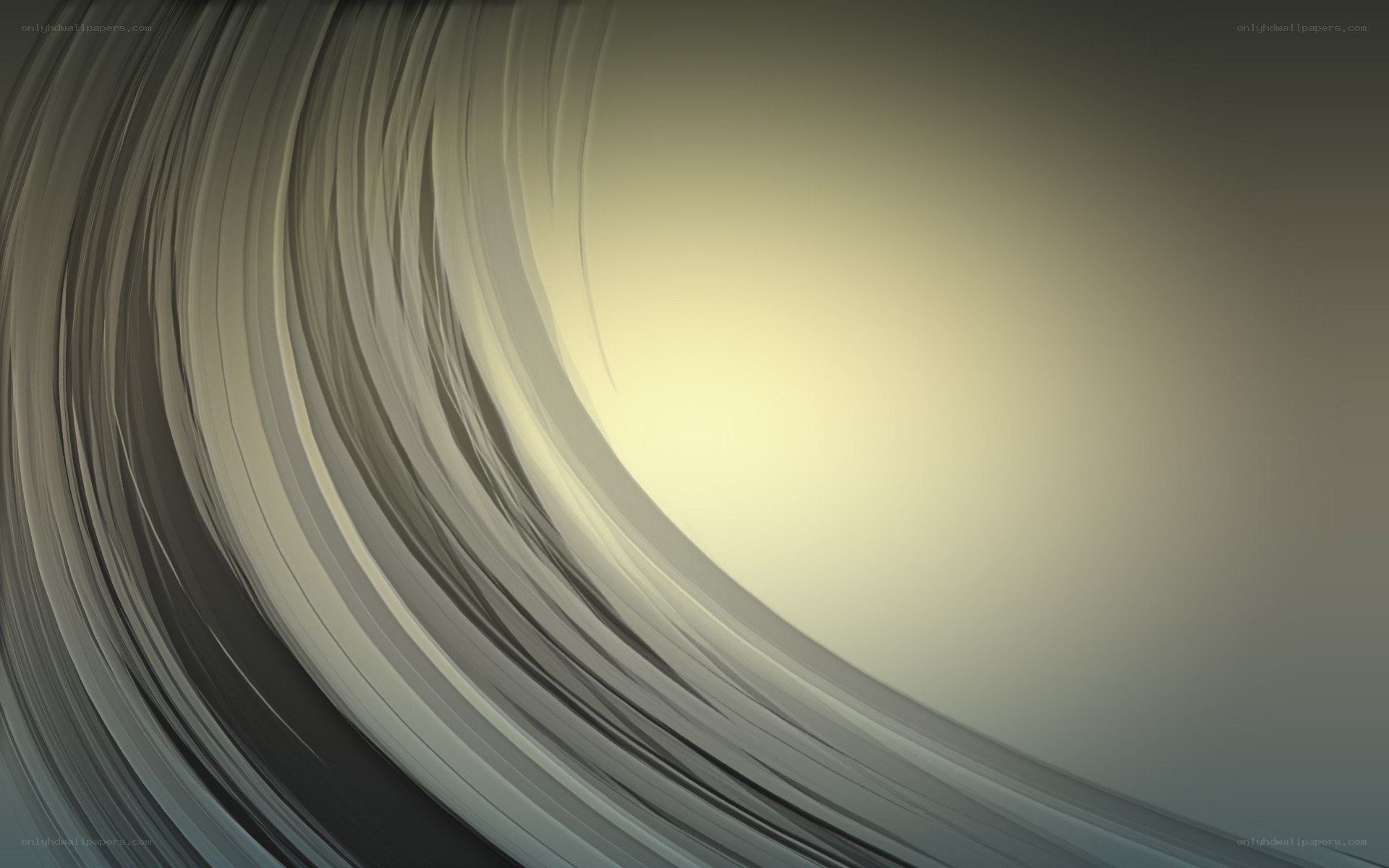 Abstract wave design