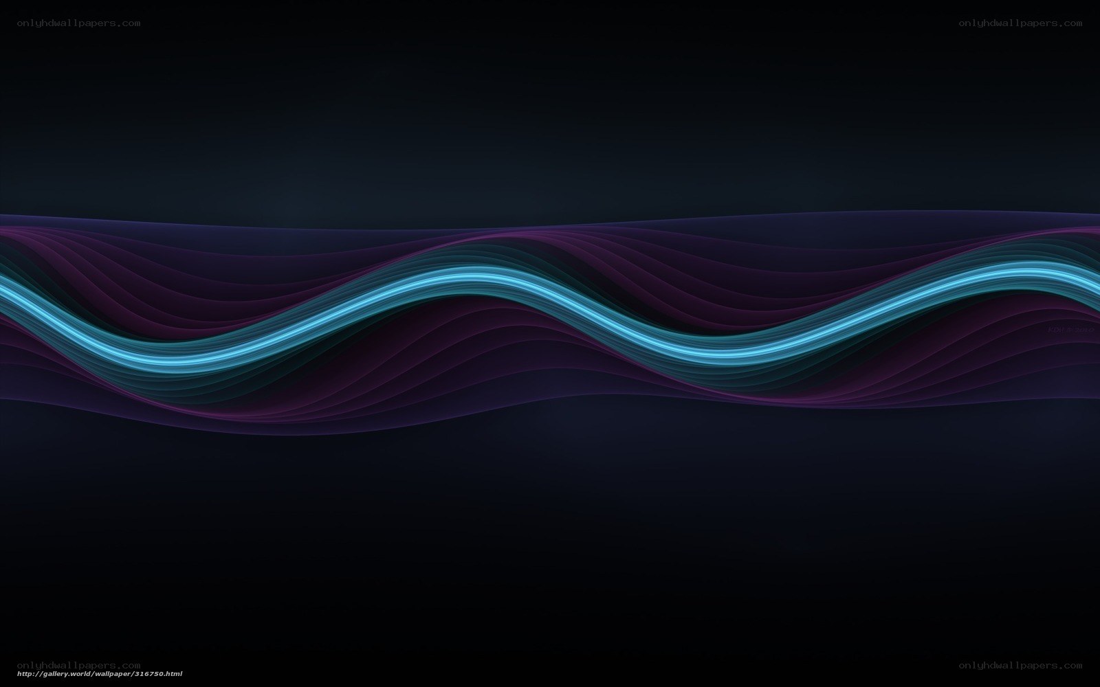 Abstract wave design