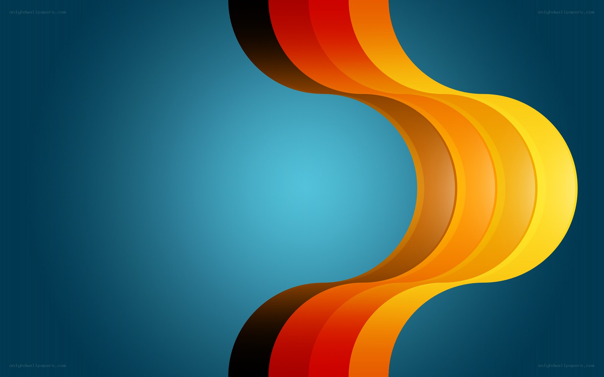 Abstract wave design