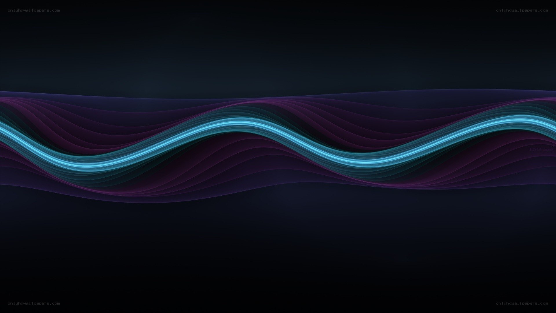 Abstract wave design