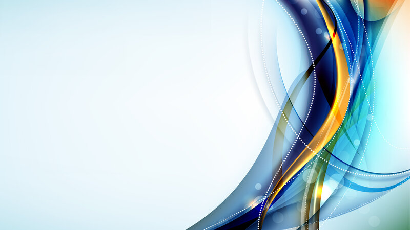 Abstract Wave Design — Blue, Dynamic, Curves
