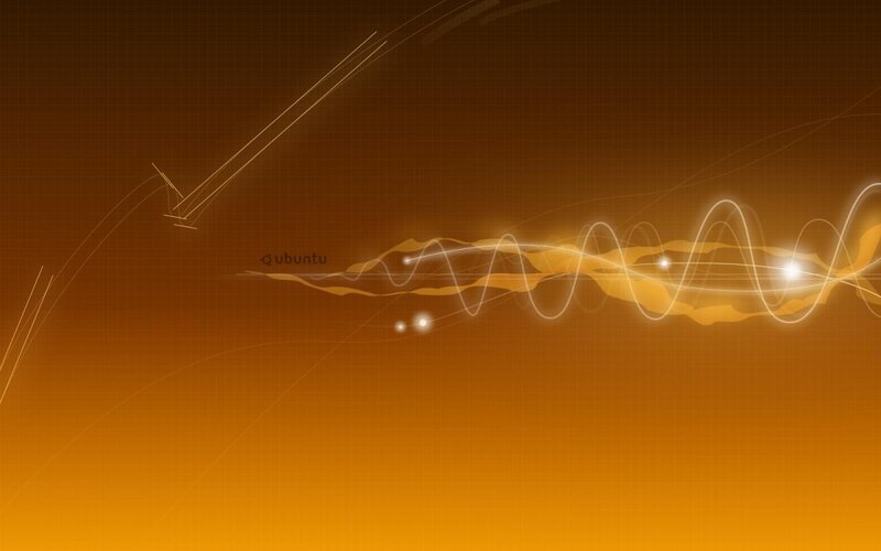 Abstract Wave Design — Orange, Dynamic, Digital Art