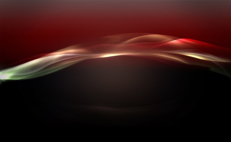 Abstract Wave Design — Red, Dramatic