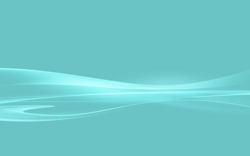 Abstract Wave Design — Teal, Calm
