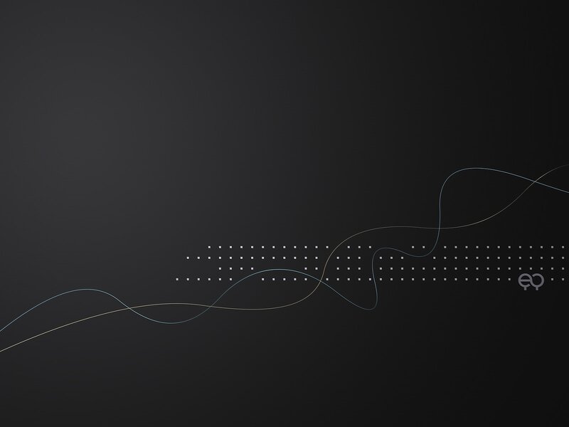 Abstract wave design with dots