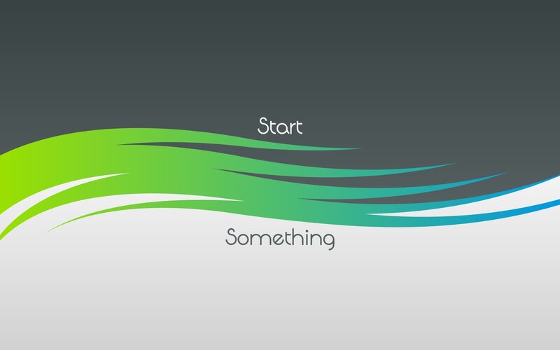 abstract wave design with text