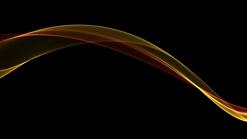 Abstract Wave Design — Yellow