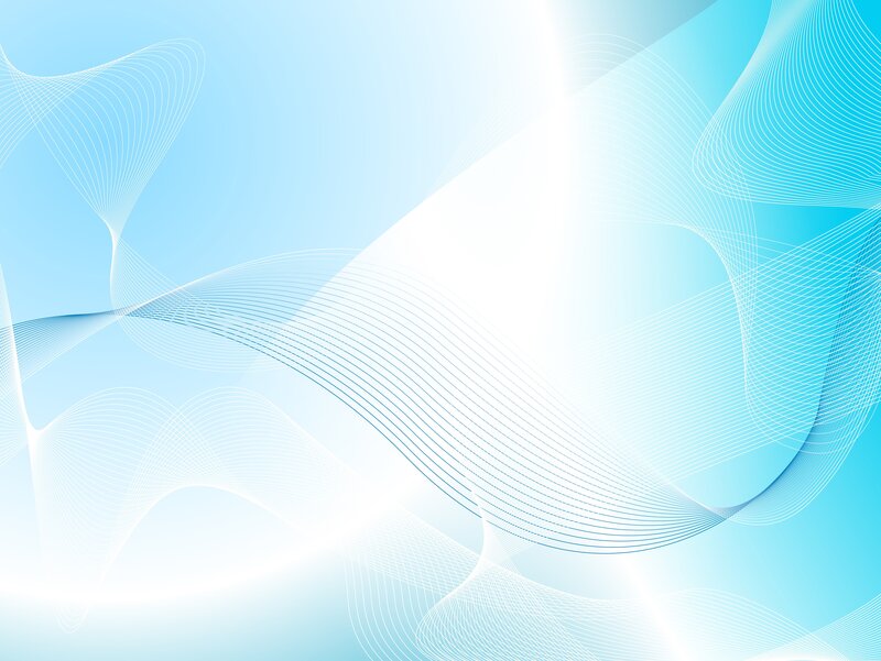 Abstract Wave Lines — Blue