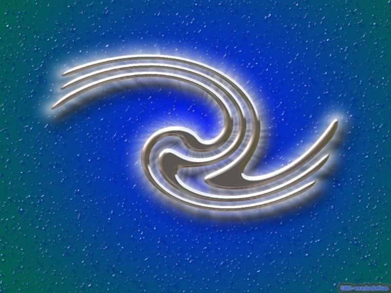 abstract wave logo design
