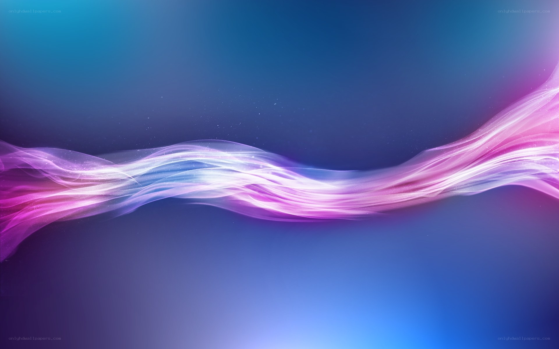 Abstract wave of light